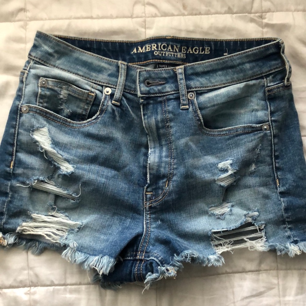 american eagle jean shorts
